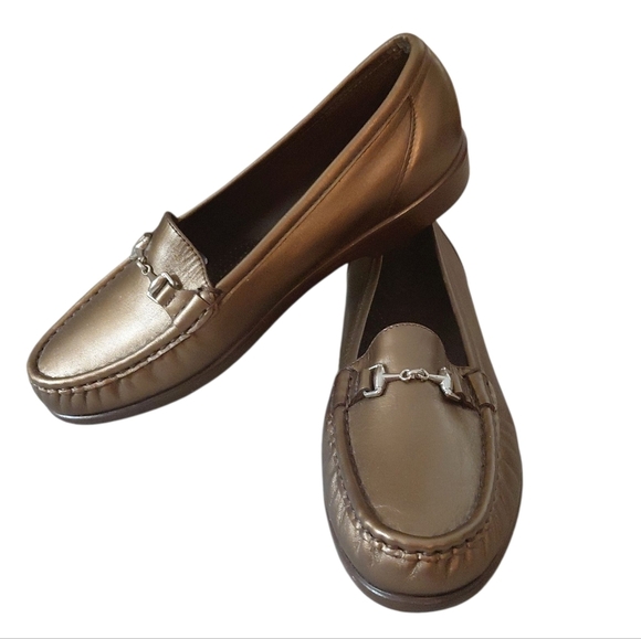 SAS Black Flats Comfortable Loafers - Picture 1 of 10